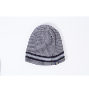 Break The Ice Knitted Grey x Black Stripes Icecap
