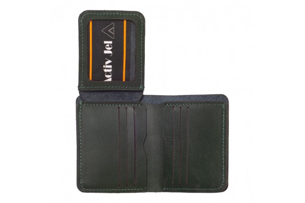 Activ Imperial Bi-fold Leather Wallet * Dark Green