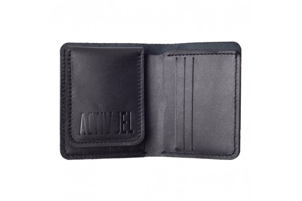 Activ Imperial Bi-fold Leather Wallet - Black