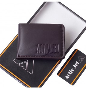 Activ Imperial Bi-fold Leather Wallet * Dark Brown