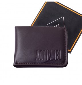 Activ Imperial Bi-fold Leather Wallet * Dark Brown