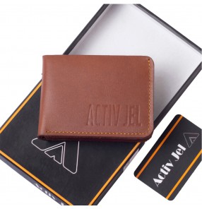 Activ Imperial Bi-fold Leather Wallet * Cinnamon