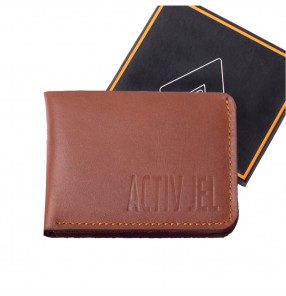 Activ Imperial Bi-fold Leather Wallet * Cinnamon