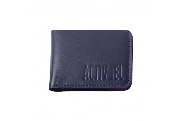 Activ Imperial Bi-fold Leather Wallet * Navy Blue