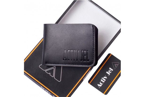 Activ Imperial Bi-fold Leather Wallet  * Black