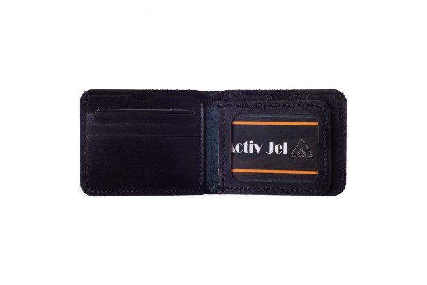 Activ Imperial Bi-fold Leather Wallet  * Black