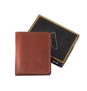 Activ Imperial Bi-fold Leather Wallet - Cinnamon