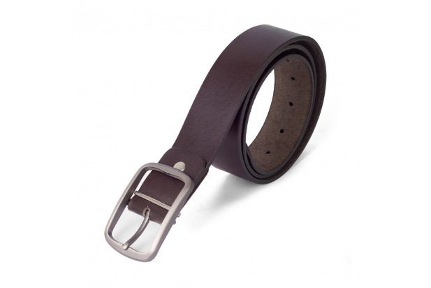 Fine Leather Reddish Brown Belt