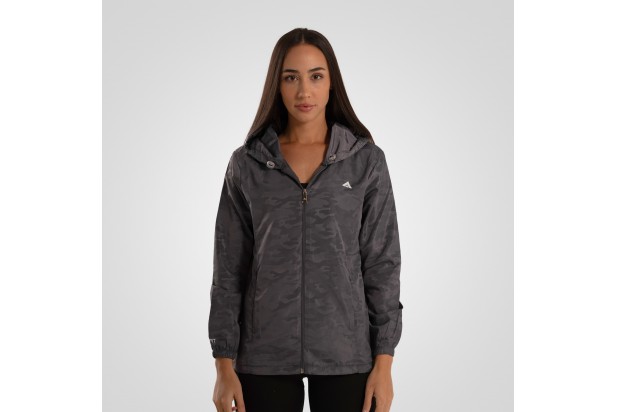 Waterproof Running Jacket Full Zip - Dark Grey