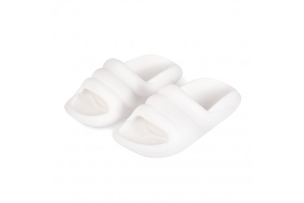 White Bubbles slippers