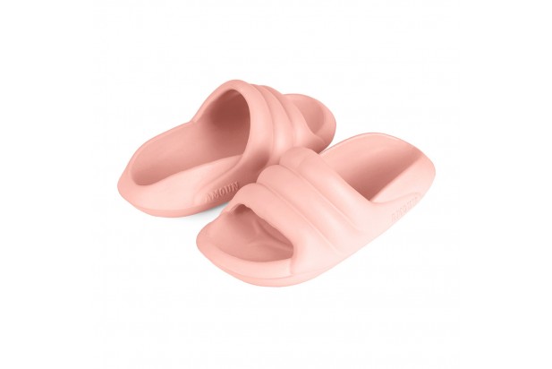 Soft Pink Bubbles slippers