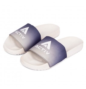 Activ Greyish Icon Slippers - White