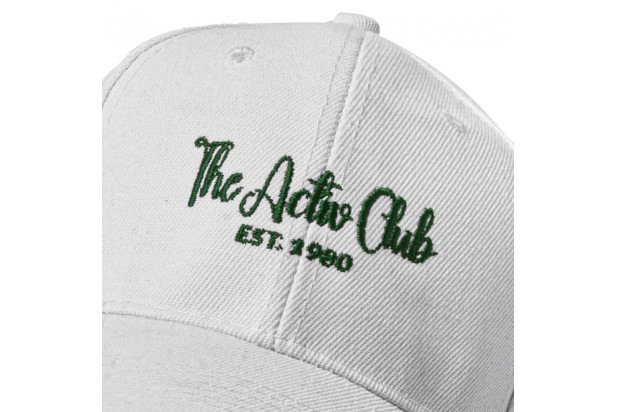 The Activ Club Cap with adjustable strap - White