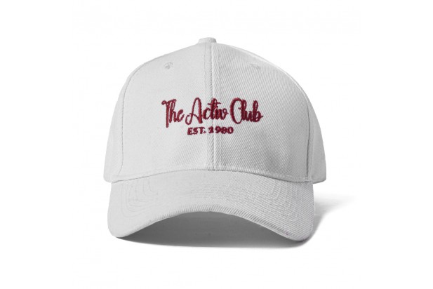 The Activ Club Cap with adjustable strap - White