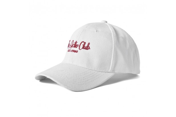 The Activ Club Cap with adjustable strap - White