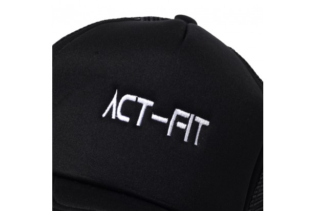 Act-Fit Cap with adjustable strap - Black