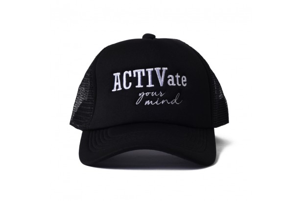 Activate your mind Cap with adjustable strap - Black