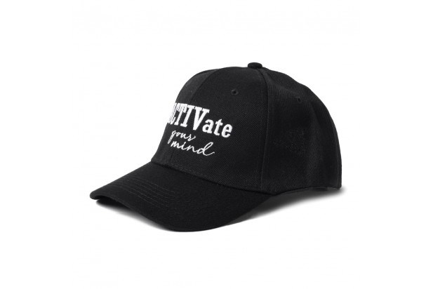 Activate your mind Cap with adjustable strap - Black