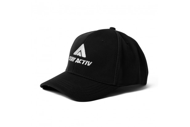 Stay Activ Cap with adjustable strap - Black