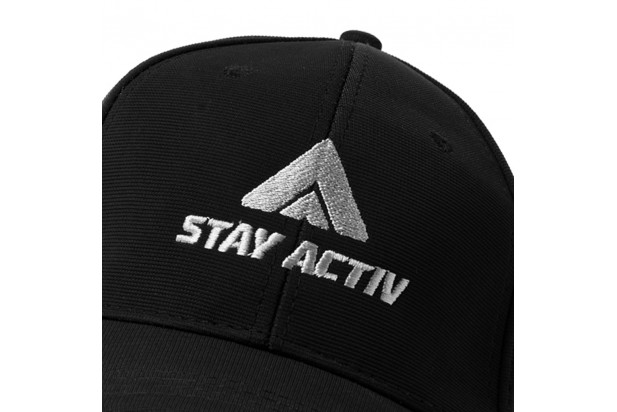 Stay Activ Cap with adjustable strap - Black
