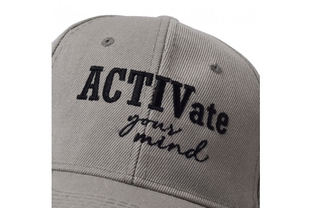 Activate your mind Cap with adjustable strap - Grey