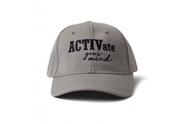 Activate your mind Cap with adjustable strap - Grey