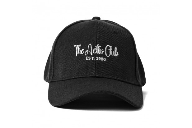 The Activ Club Cap with adjustable strap - Black