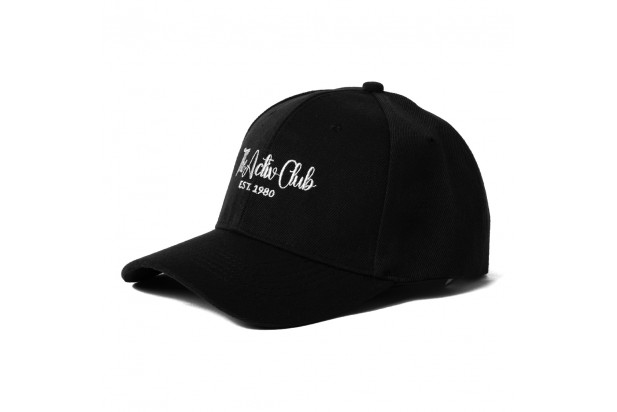 The Activ Club Cap with adjustable strap - Black