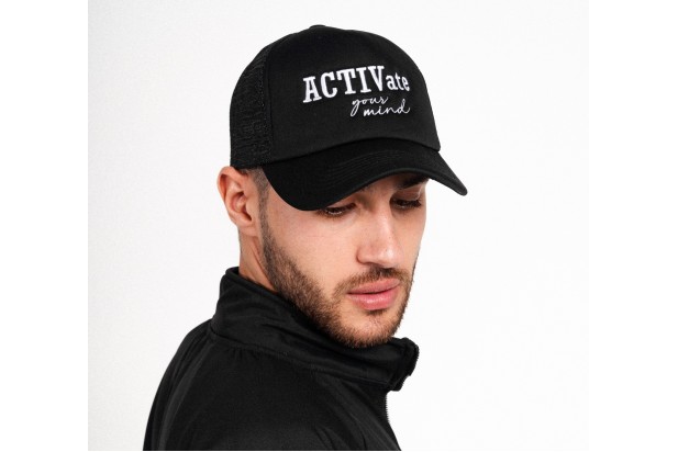 Activate your mind Cap with adjustable strap - Black
