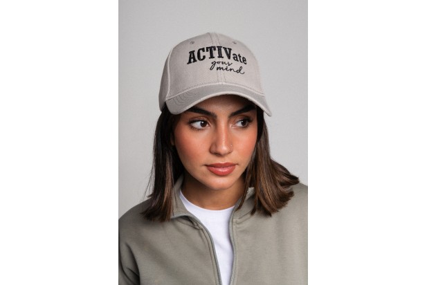 Activate your mind Cap with adjustable strap - Grey