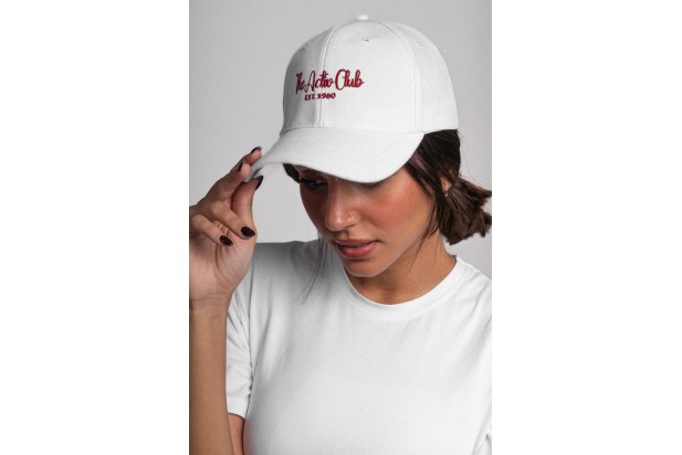 The Activ Club Cap with adjustable strap - White