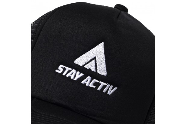 Stay Activ Cap with adjustable strap - Black