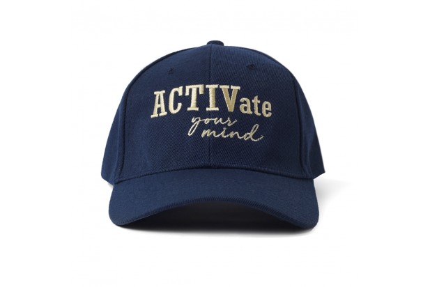 Activate your mind Cap with adjustable strap - Navy Blue