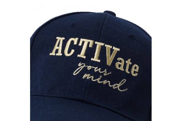 Activate your mind Cap with adjustable strap - Navy Blue