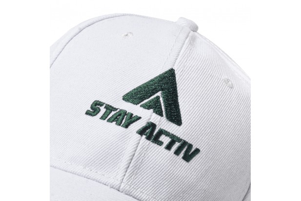 Stay Activ Cap with adjustable strap - White