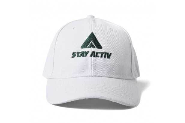 Stay Activ Cap with adjustable strap - White