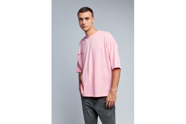 Pink Illusion Oversized T-shirt