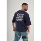 Extraordinary Oversized Navy Blue Tee