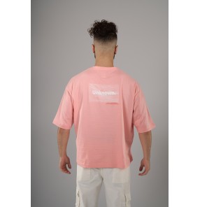 UnKnown Oversized Salmon Pink Tee