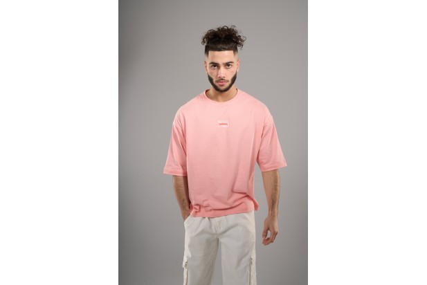 UnKnown Oversized Salmon Pink Tee