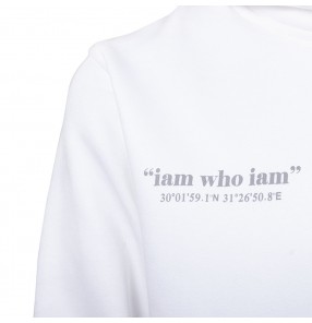 I am Who I am Sweatshirt - White