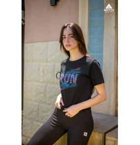 Run T-shirt - Black