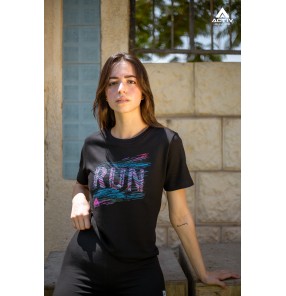 Run T-shirt - Black