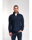 AJ Quarter Zipper Sweater - Midnight Blue