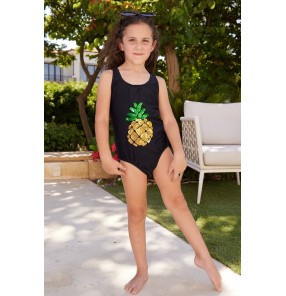 Glittery Pineapple One Piece