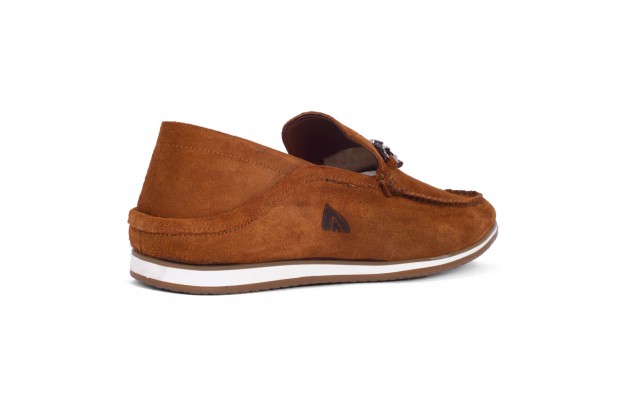 Smart Chamois Loafers - Toffee Brown