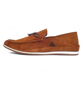 Smart Chamois Loafers - Toffee Brown