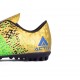 AJ Gamer Gold x Lime Green Soccer Sneakers