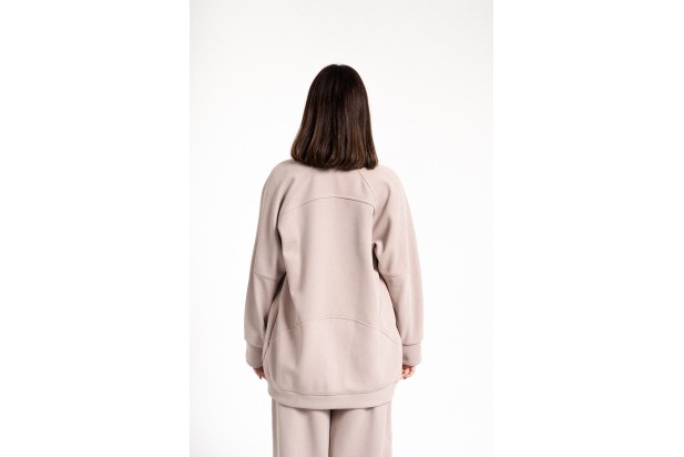DynaMotion Taupe Track Top