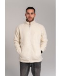 Act - Polar Fleece Jacket-Off White